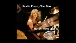 DRUM LICK OF THE WEEK  Clive Burr Tribute