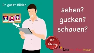 Common Mistakes in German | sehen, gucken oder schauen? | Learn German | A1 | A2