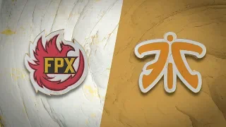 FPX vs FNC | Quarterfinal Game 1 | World Championship | FunPlus Phoenix vs Fnatic (2019)
