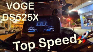 VOGE DS525X - TOP SPEED & ACCELERATION