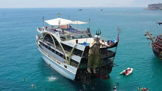 Mega Star Cruise Kemer Tekne Turu 1 dakia video Fiyatlar www.medyakopter.site