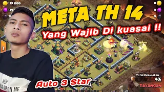 Rekomendasi Strategy Attack th 14 (Meta 2023) Clash of Clans