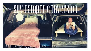 Ford Escape Camper Conversion | SUV Sleeping Platform (and still use your back seats!)