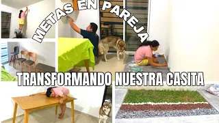 PINTAMOS NUESTRA CASA INFONAVIT🏡 + ARREGLAMOS EL JARDÍN + TRANSFORMACIÓN PARTE 1 #casainfonavit