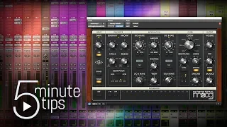 5-Minute UAD Tips: Moog Multimode Filter XL