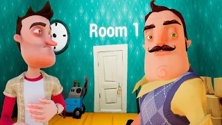 ШОУ ПРИВЕТ СОСЕД! ПЯТЬ КОМНАТ ГОЛОВОЛОМОК ВАСИЛИЧА!ИГРА HELLO NEIGHBOR 2 MOD KIT ПРОХОЖДЕНИЕ!ПРИКОЛЫ