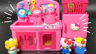 8 Minutes Satisfying with Unboxing Hello Kitty Mini Kitchen ASMR (no music)