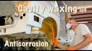 Anticorrosion - cavity waxing 🚐 [ep09-s3] 🔧 VW T4 Syncro #anticorrosion #campervan #vwt4