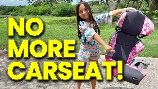 BIRTHDAY SPECIAL!  NO MORE CAR SEAT!  (Large Family Adoption Life)