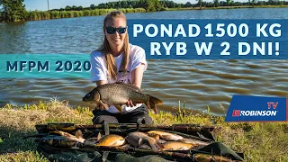 PONAD 1500 KILOGRAMÓW RYB W DWA DNI! METHOD FEEDER POLSKA MASTERS 2020! RELACJEROBINSONA#3