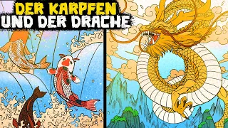 Der Karpfen und der Drache - Chinesische Mythologie - Geschichte und Mythologie Illustriert