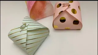 Origami gift box/How to make origami gift box/DIY gift box