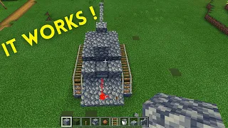 How To Build Working Tank in Minecraft