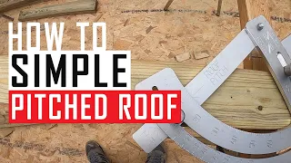 Making simple pitched roof