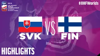 Slovakia vs. Finland | Highlights | 2019 IIHF Ice Hockey World Championship