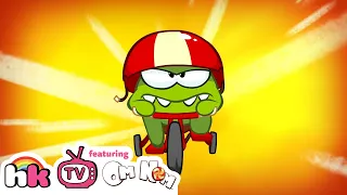 Om Nom Stories: Cycle Race | Om nom Cut the Rope | Funny Cartoons for Children by HooplaKidz TV