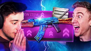 Blue Gem Tradeup Battle! ($1,000,000 AK-47)