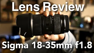 SIGMA 18-35mm f1.8 REVIEW, best video lens money can buy? Sigma 18-35mm MC-11 adapter on Sony review