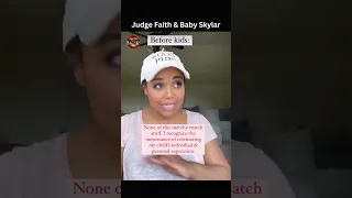 New Mom Judge Faith Hilariously Adjusting To New Normal 🙃💖#shorts #shortsfeed #judgefaith