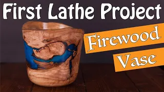 First Lathe Project - Firewood Vase
