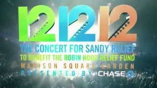 12 12 12 The Concert for Sandy Relief CD TV Commercial