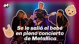 Bebé nació en concierto de Metallica