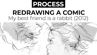 Creating Webtoon || Redrawing an old comic from 2012