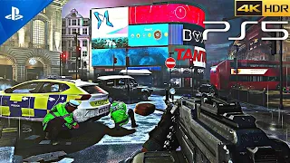 (PS5) LONDON ATTACK | THE MOST BRUTAL MISSION IN CALL OF DUTY EVER! | Realistic Graphics [4K HDR]