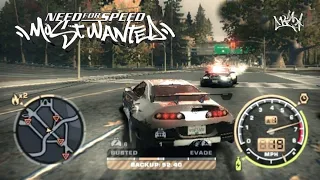 Police Chase in Toyota Supra || NEED FOR SPEED : MOST WANTED