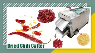 Automatic Dried Chili Pepper Cutting Machine For Core Seed Removing Separating