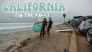 FALL IN CALIFORNIA | gloomy surfs, vegan body care, & autumn themed activities 🌥🍂