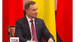 Президент Польщі Анджей Дуда перебуває у Києві з офіційним візитом