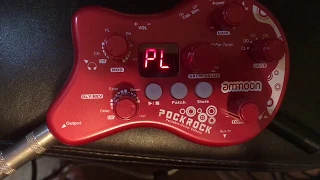 Tiny Guitar Effects Processor! The Ammoon Pockrock   Let's Rock  : -)