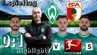 SV Werder Bremen vs FC Augsburg Highlights Bundesliga 6.spieltag