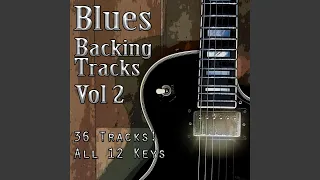 Shuffle Blues Guitar Backing Track in B | 108 BPM