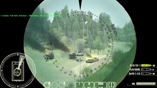 WWII Battle Tanks T-34 Vs. Tiger - German Mission 1 Securing Kurtenki - Gameplay and Commentary