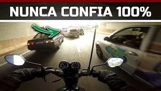 NUNCA FAÇA ISSO AO PILOTAR UMA MOTO NA CIDADE - DICAS DE SEGURANÇA NA CIDADE GRANDE