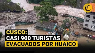 HUAICO EN CUSCO: Evacúan a casi 900 personas de Macchu Picchu Pueblo
