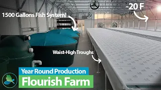 Flourish Aquaponic Farm in Gunnison, Colorado