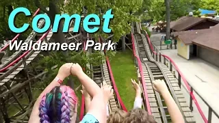 2018 Comet Wooden Roller Coaster On Ride HD POV Waldameer Park