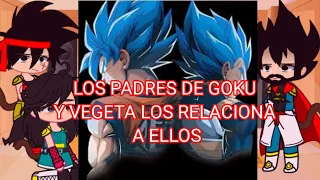 los padres de goku y vegeta los reaccionan a ellos mas uno clips de sus nietos