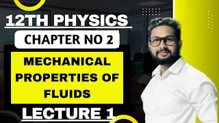 12th Physics | Chapter 2 | Mechanical Properties of Fluids | Lecture 1 | JR Tutorials |