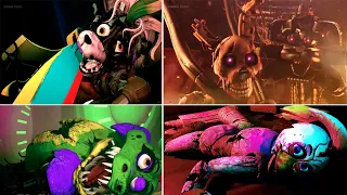 Bosses "dying" spectacularly in Five Nights at Freddy’s : Security Breach (FNAF)