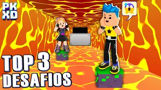 🔥 TOP 3 DESAFIOS Mais Difíceis do PK XD Builder | Com TROLLAGEM