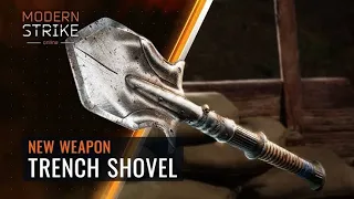 MODERN STRIKE ONLINE - TESTE [TRENCH SHOVEL] NOVA ARMA DE COMBATE CORPORAL 🔥