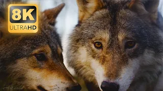 REAL WOLVES 8K Ultra HD - Wolf Videos in Stunning 8K Quality