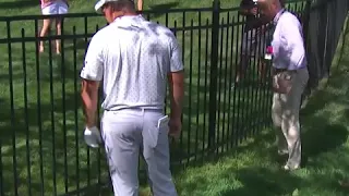 Bryson DeChambeau Scores a Ten on a Hole Incl. Debate on Whether His Ball is in Bounds - Golf Rules