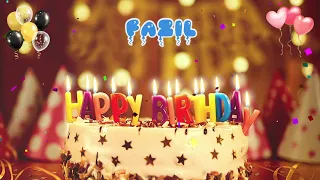 FAZIL Birthday Song – Happy Birthday to You