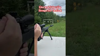 Savage 110 Tactical @100 and 200 Yards #shorts #viral