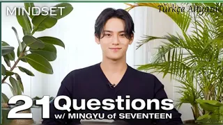 SEVENTEEN'den MINGYU 21 Soruyu Yanıtlıyor | MINGYU x Mindset - Türkçe Altyazılı